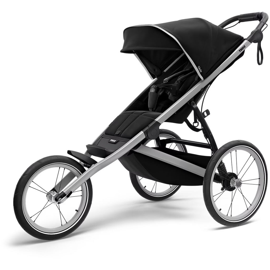 Thule Glide 2 Stroller Black with sleek black frame and modern look