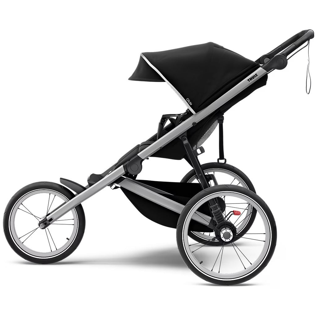 Thule Glide 2 Stroller Black with ergonomic handlebar for comfortable pushing