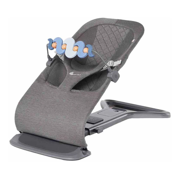 Charcoal evolve baby bouncer with toys