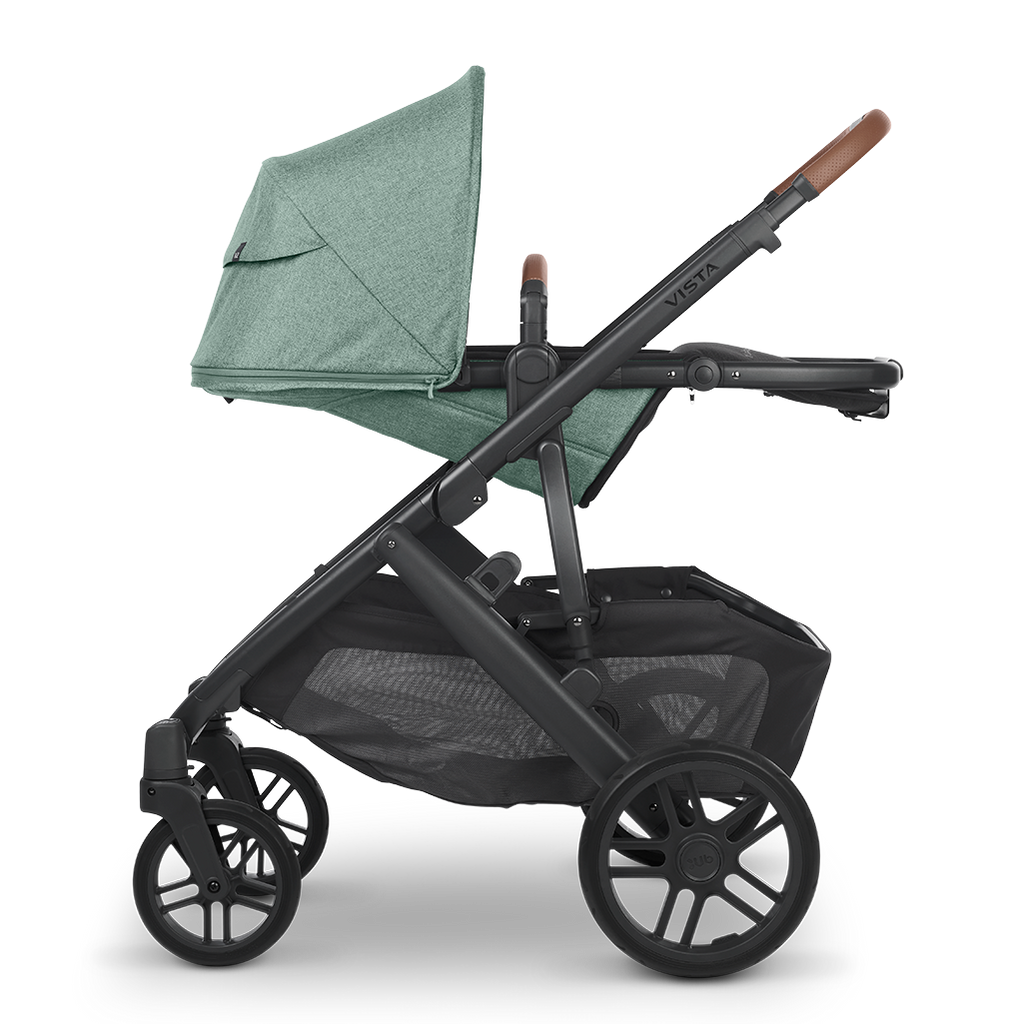 UPPAbaby Vista V2 Stroller with Reclined Rumbleseat in Gwen Green