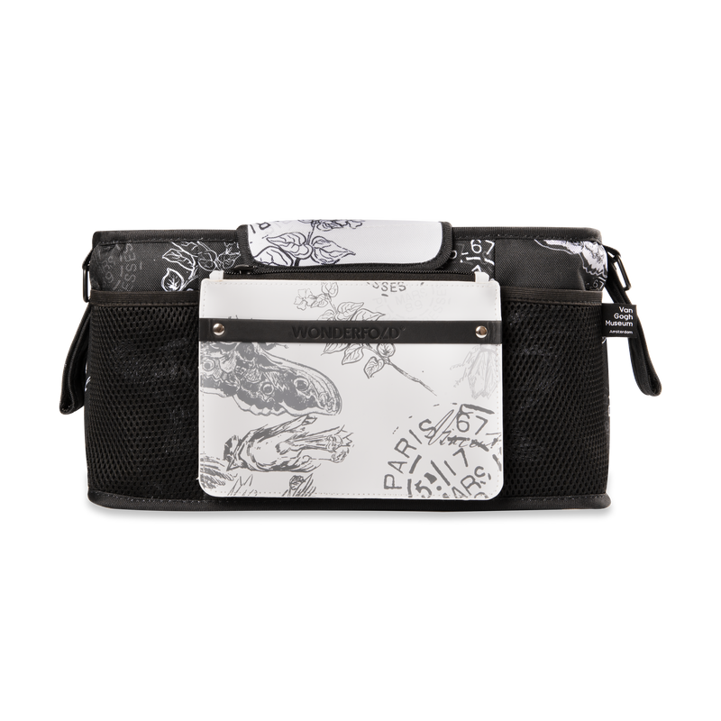 The Wonderfold Parent Console in Van Gogh Sketches blends form and function for the ultimate stroller accessories must-have.