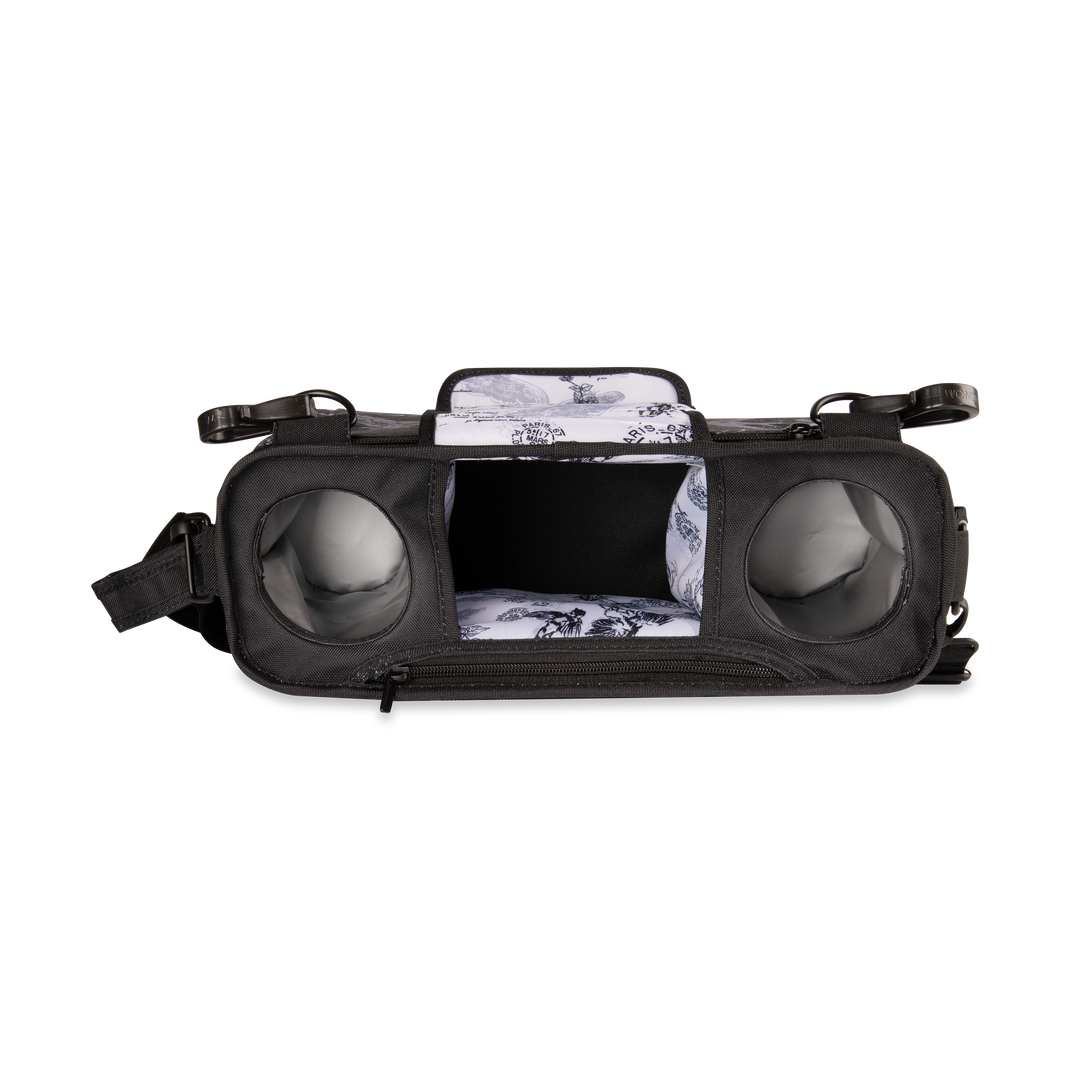 Keep essentials close with the Wonderfold Parent Console in Van Gogh Sketches, perfect for best stroller wagons.