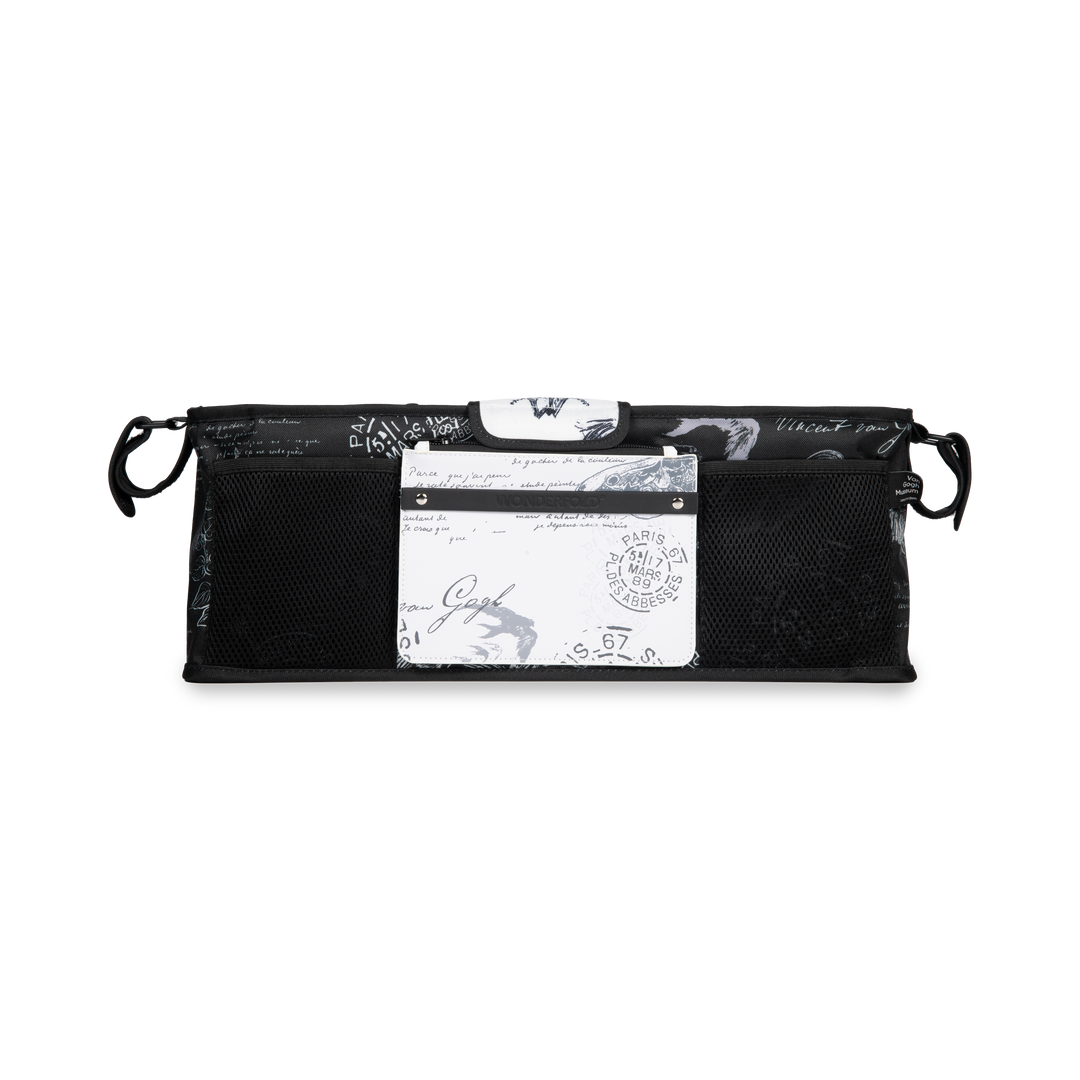 Keep everything in reach with the Wonderfold Parent Console in Van Gogh Sketches 4 Cup, made for stroller accessories needs.