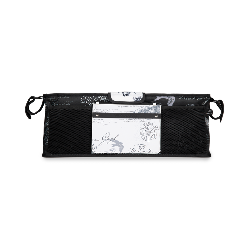 Keep everything in reach with the Wonderfold Parent Console in Van Gogh Sketches 4 Cup, made for stroller accessories needs.