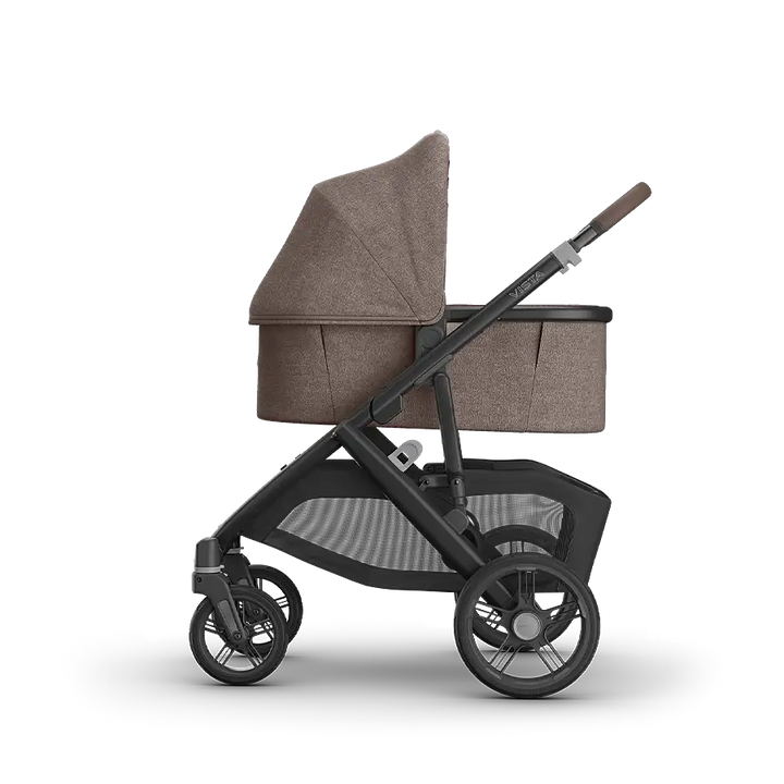 Owen Mocha Mélange UPPAbaby Vista V3 stroller with Bassinet V3, full-size stroller