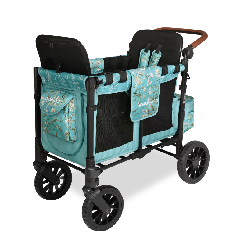 Bring elegance to your stroller setup with the Wonderfold Carriage Fabric in Almond Blossoms for W2 Elite Luxe.