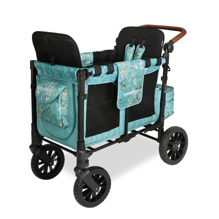 Bring elegance to your stroller setup with the Wonderfold Carriage Fabric in Almond Blossoms for W2 Elite Luxe.