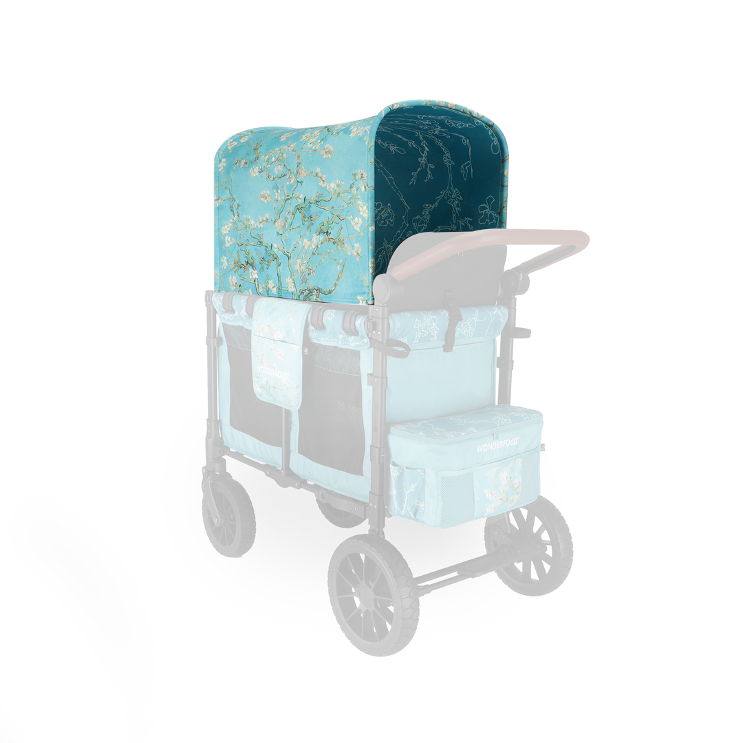 Elevate your best stroller wagons with the Van Gogh Almond Blossoms Wonderfold Elite/Luxe Canopy Fabric