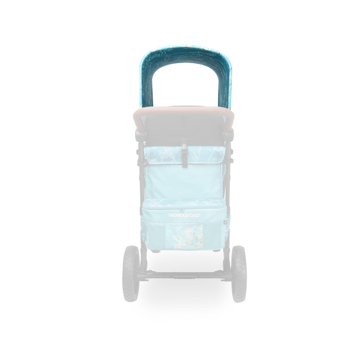 Almond Blossoms design shown on W4 Wonderfold Elite/Luxe Canopy Fabric, a premium stroller accessories option