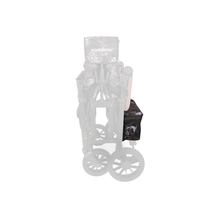 WonderfoldÕs Van Gogh Sketches Elite/Luxe Rear Basket Fabric brings creative flair to your stroller wagons