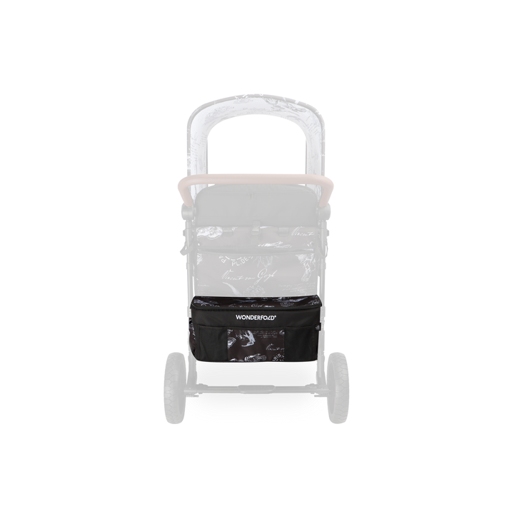 Make a statement with Wonderfold Elite/Luxe Rear Basket Fabric in Van Gogh Sketches for your toddler wagon stroller