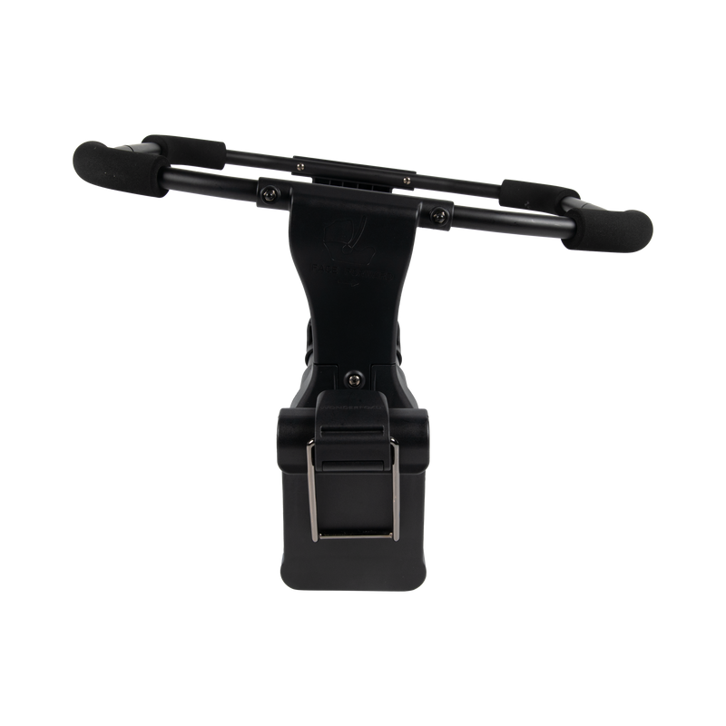 W4 Car Seat Adapter for Chicco shown attached to Wonderfold stroller wagon for a seamless travel system