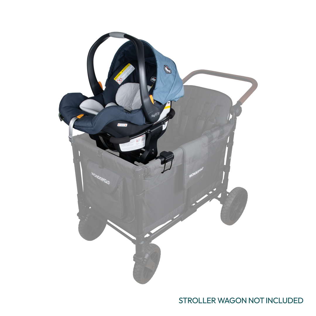 The Wonderfold W4 Car Seat Adapter for Chicco ensures a snug fit on your best stroller wagon