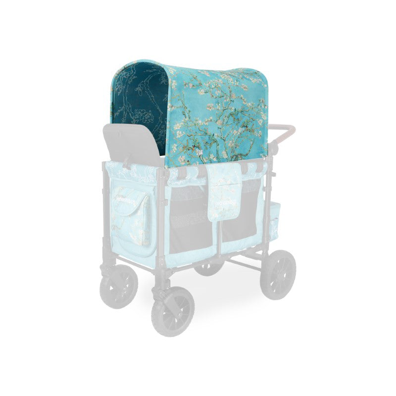 Add charm to your stroller wagon with the Almond Blossoms Wonderfold Elite/Luxe Canopy Fabric