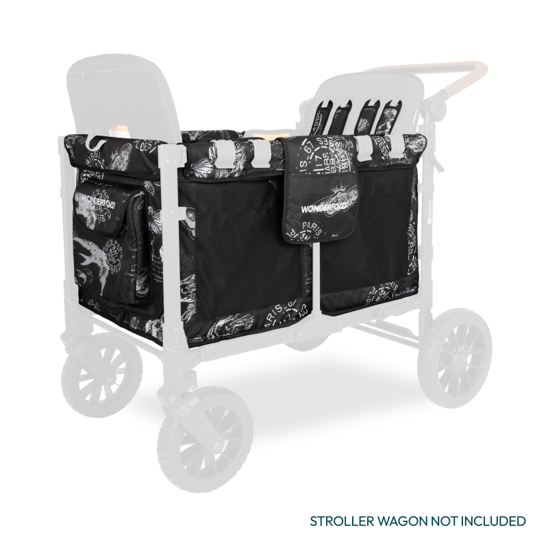 Express your creativity with the Wonderfold W4 Elite Luxe Carriage Fabric in Van Gogh Sketches for stroller accessories.