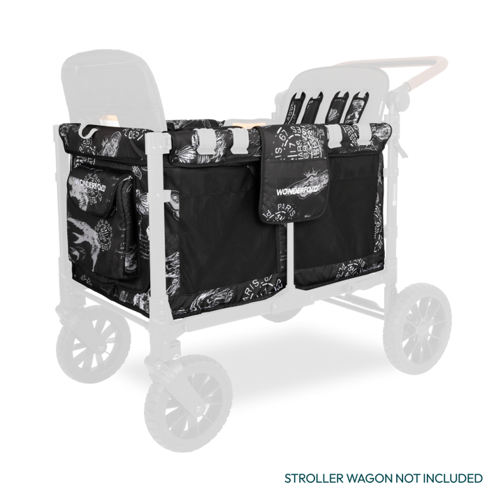 Express your creativity with the Wonderfold W4 Elite Luxe Carriage Fabric in Van Gogh Sketches for stroller accessories.