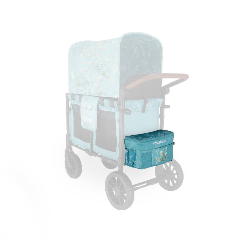 Add artistry with Wonderfold W4 Elite/Luxe Rear Basket Fabric in Van Gogh Almond Blossoms, perfect for any stroller wagon