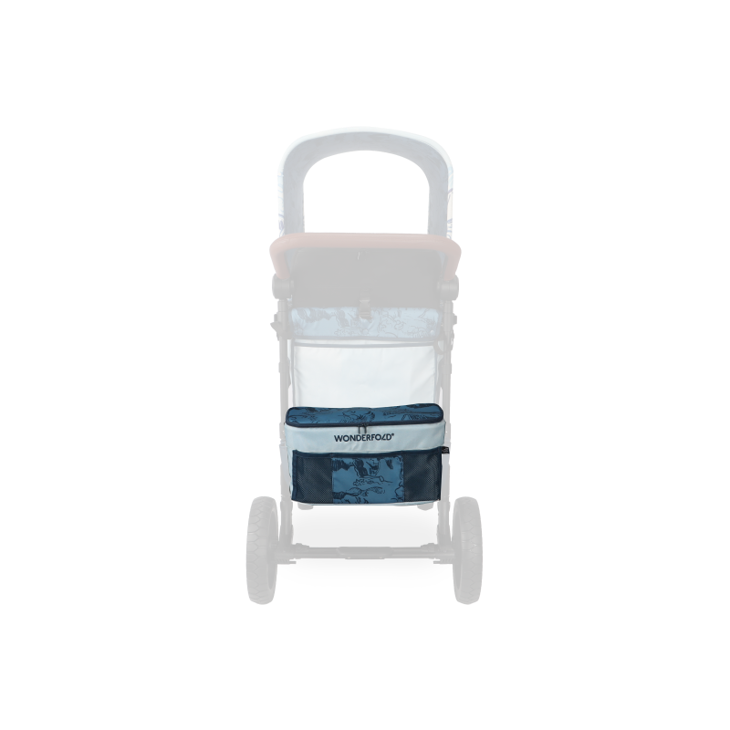 Van Gogh Landscape With Houses design on Wonderfold Elite/Luxe Rear Basket Fabric perfect for kids wagon stroller