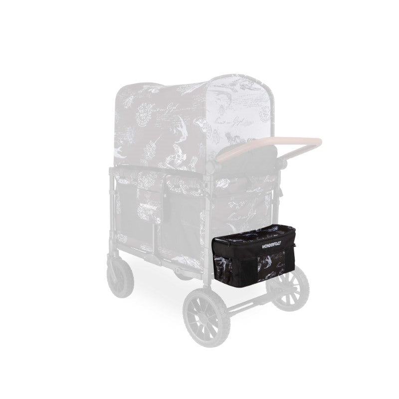 Wonderfold Elite/Luxe Rear Basket Fabric in Van Gogh Sketches enhances your baby wagon stroller with artful design