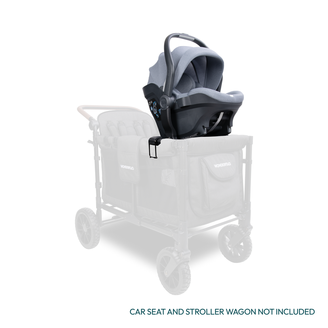 The Wonderfold W4 Adapter for Uppababy makes your toddler wagon stroller even more versatile