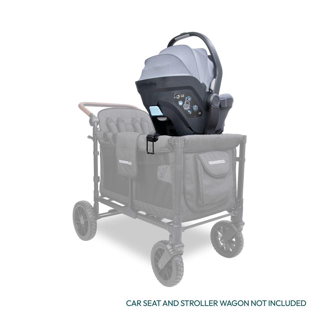 Attach Uppababy car seats with ease using the Wonderfold W4 Car Seat Adapter for baby wagon strollers
