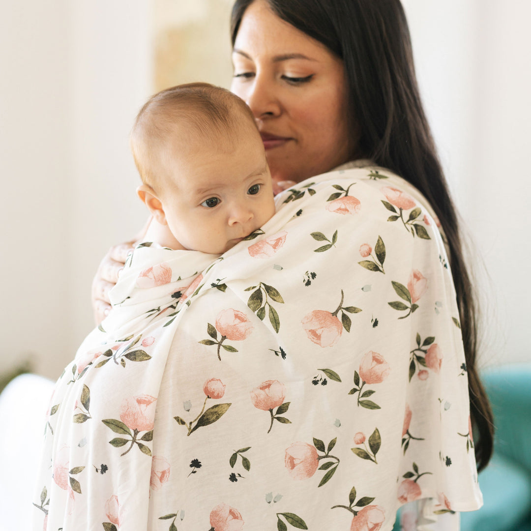 Little Unicorn Watercolor Rose Stretch Knit Swaddle Blanket 2 Pack, muslin for swaddling newborns