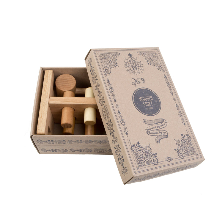 montessori toys from wooden story peg board