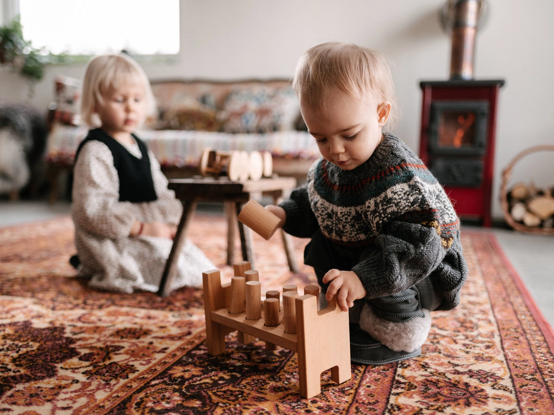Wooden story pound Montessori wooden toys