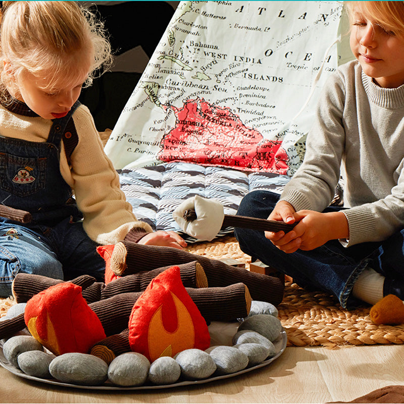 wonder & wise pretend play camping set 