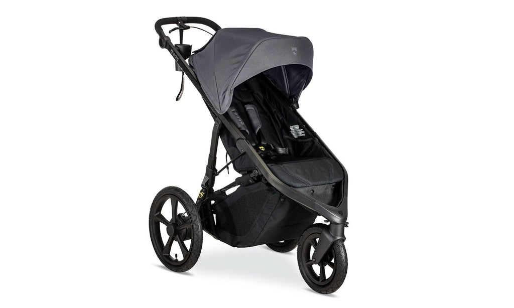 bob wayfinder stroller for jogging in storm grey