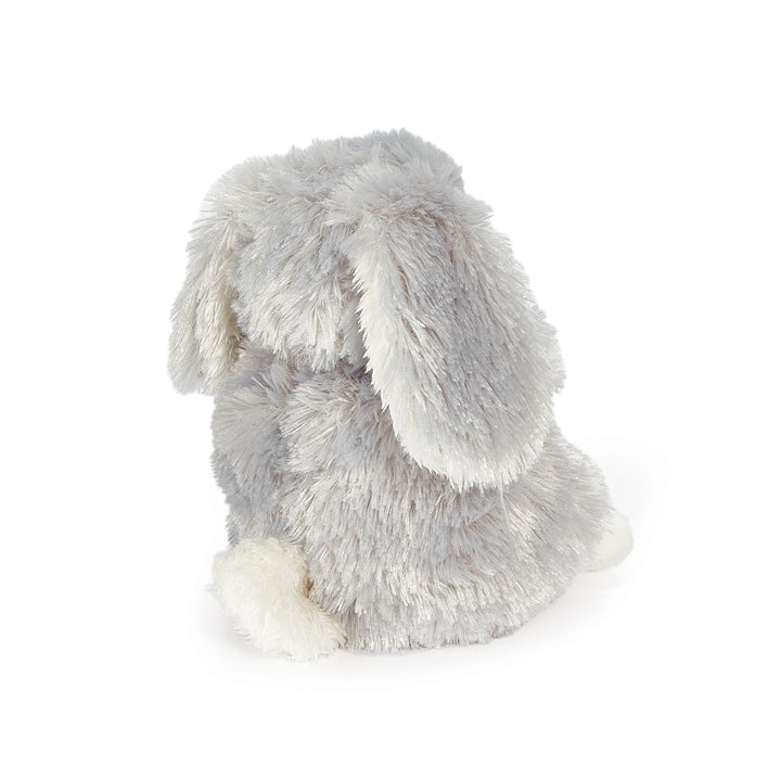 Bunnies by the Bay Wee Bloom Bunny, soft gray bunny stuffed animal for snuggles