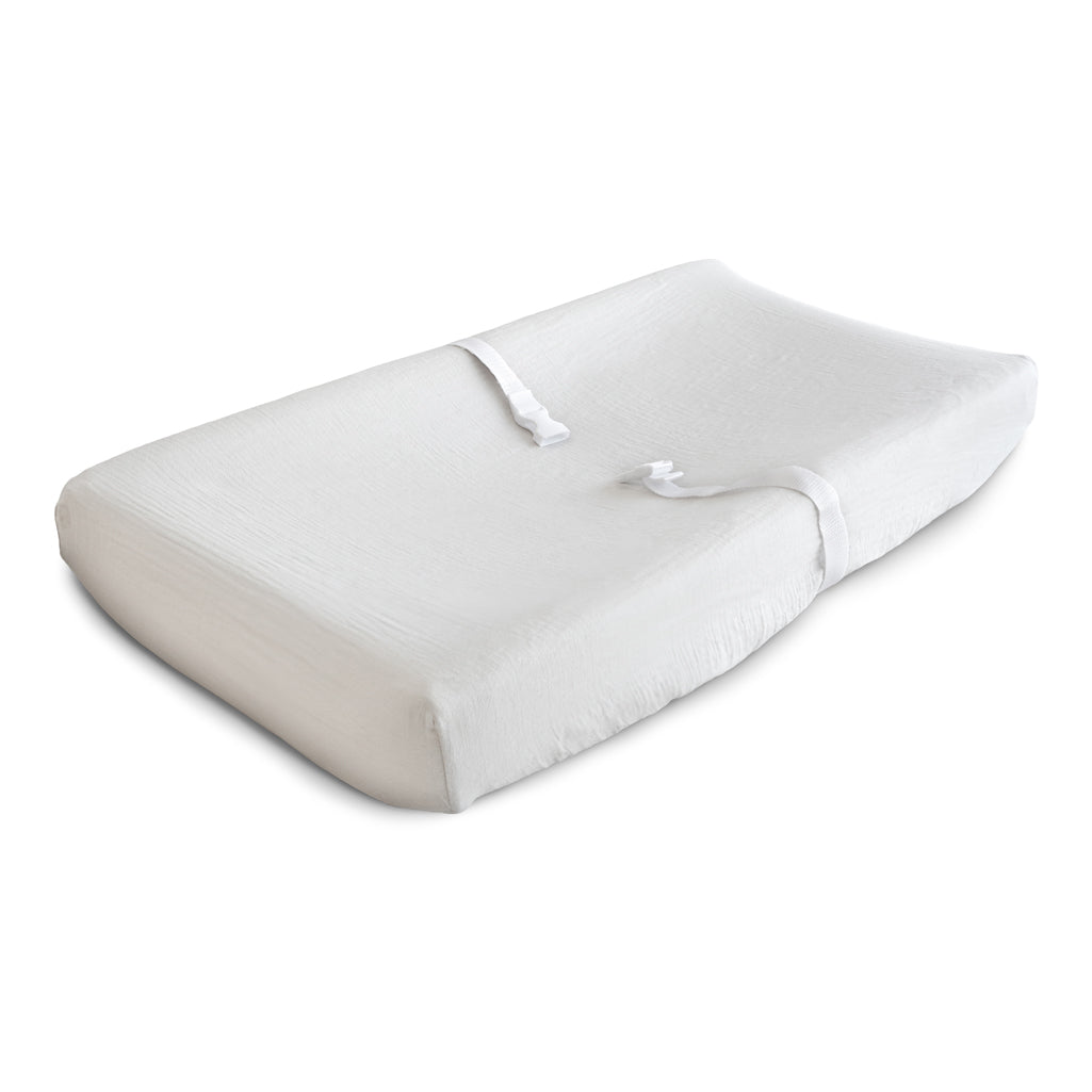 Mushie Changing Pad Cover for a soft and comfortable baby changing experience