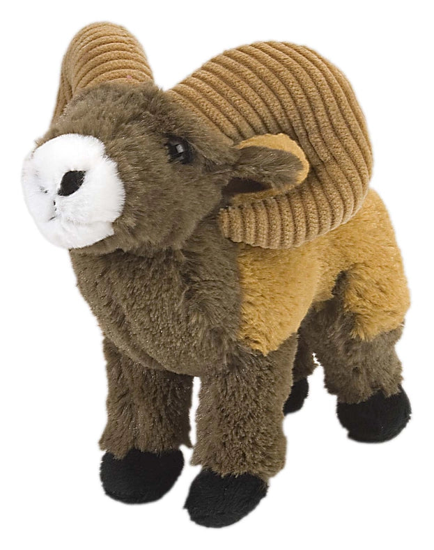Mini Wild Republic Cuddle Kins Mini Bighorn Sheep stuffed animal, great for collecting or gifting.
