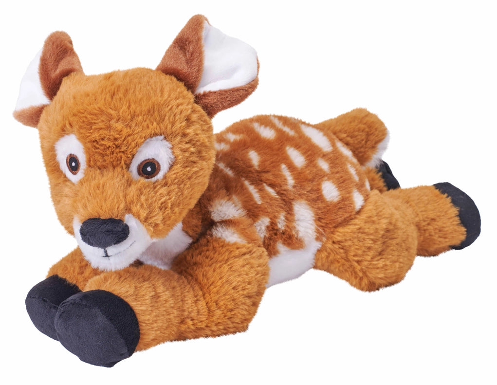 Eco-friendly Wild Republic Ecokins Fawn plush stuffed animal, soft and sustainable for cuddles.