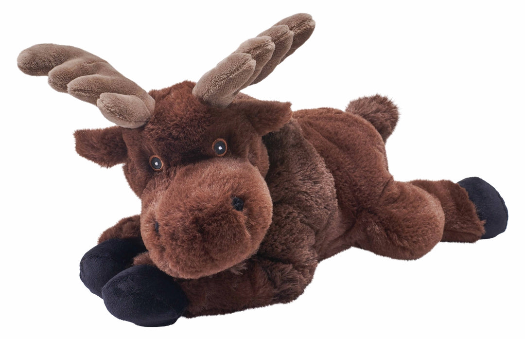 Adorable Wild Republic Ecokins Moose cute stuffed animals, made from recycled materials for kids.