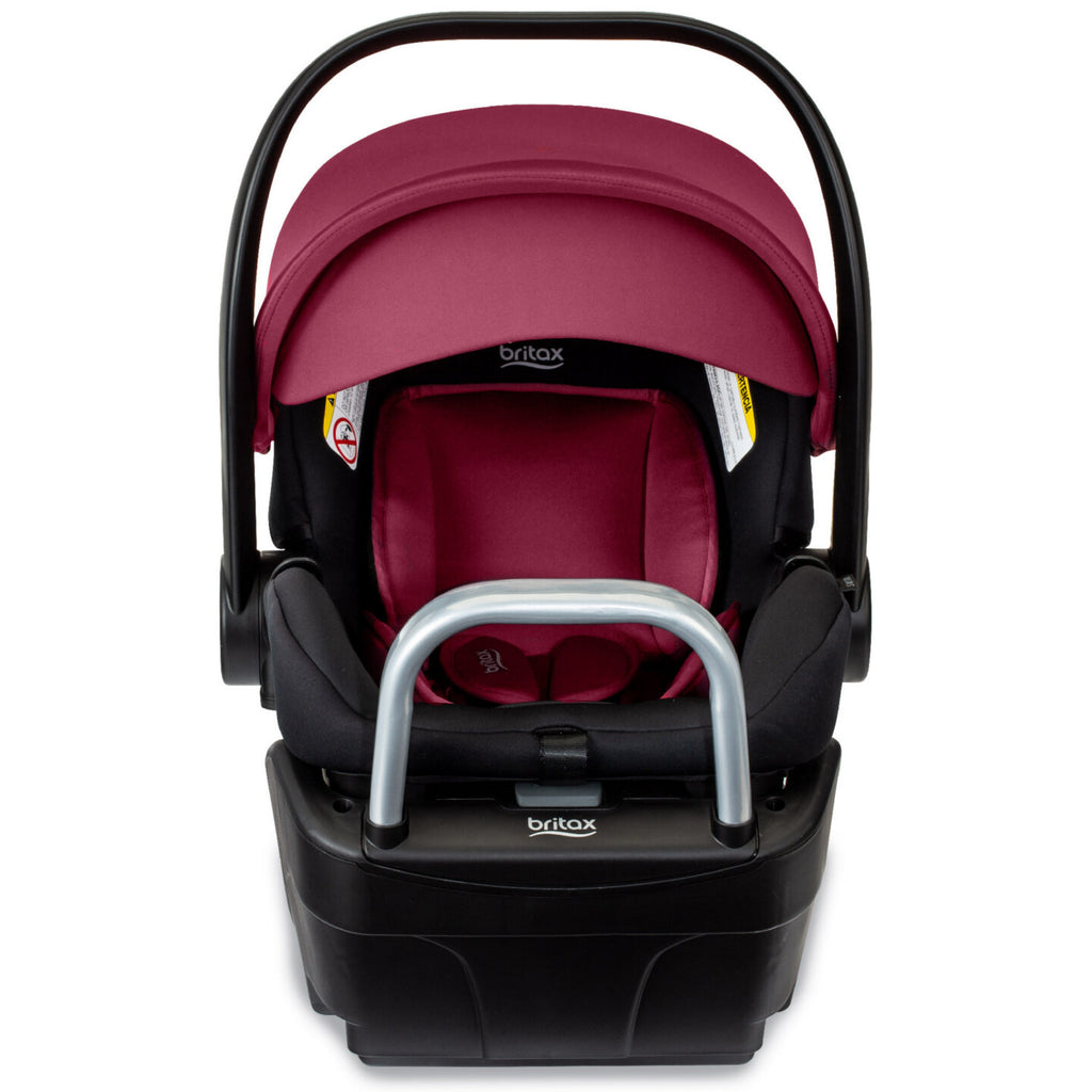 ruby red britax willow S infant car seat