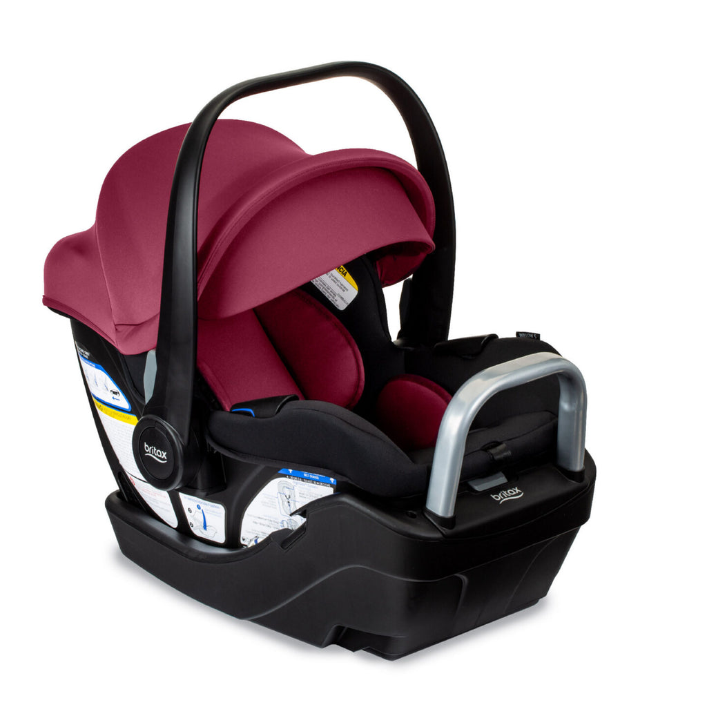 ruby onyx britax willow infant car seat with base