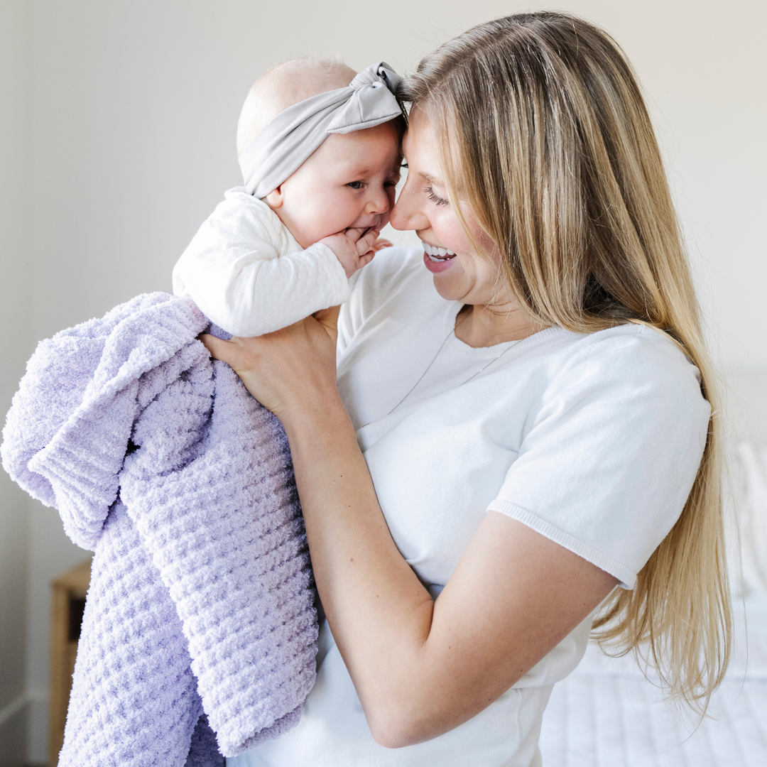 Wisteria Saranoni Waffle Knit Toddler Blanket brings airy warmthÑideal for baby boy blankets.