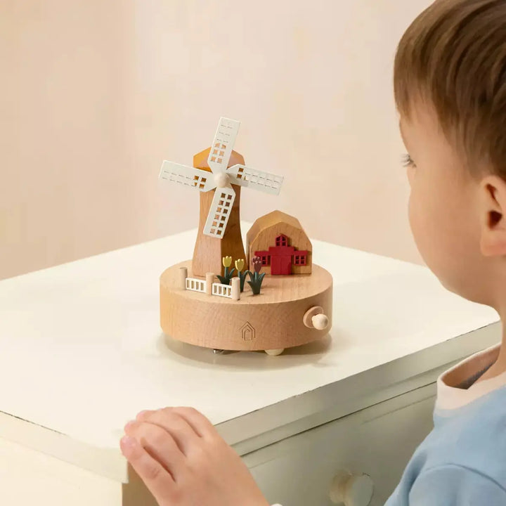 Millhouse coco village wooden music box