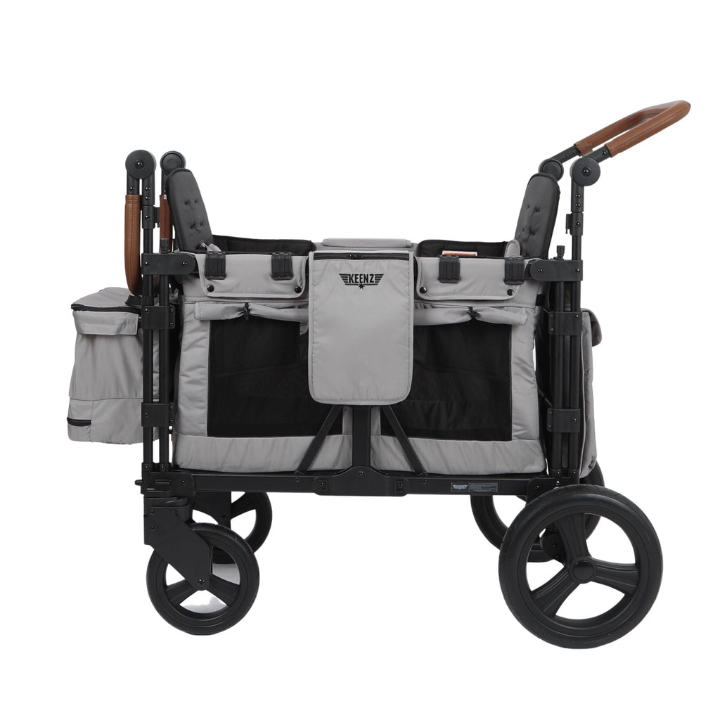 Keenz XC stroller wagons in gray 