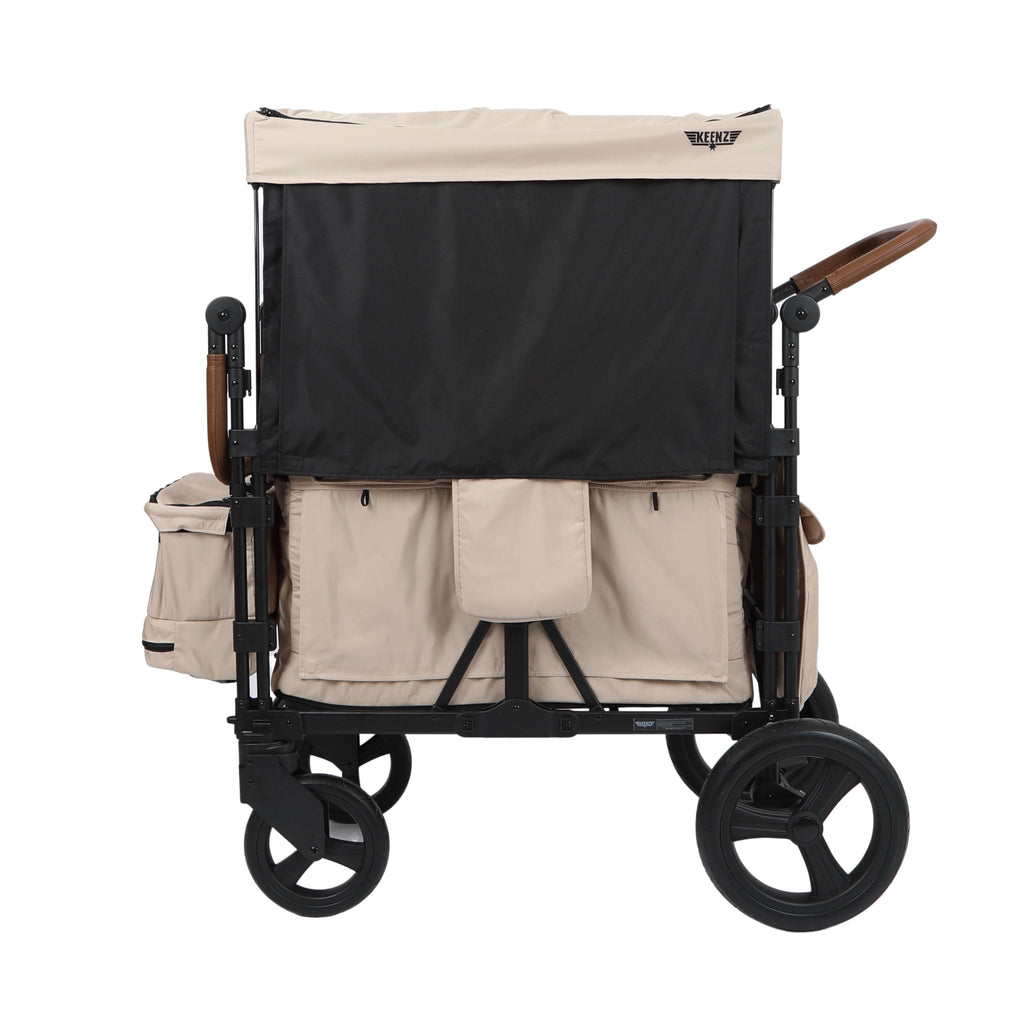 Keenz XC Baby Wagon Stroller with canopy in cream 