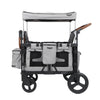 Keenz XC+ Stroller Wagon with canopy cover in gray