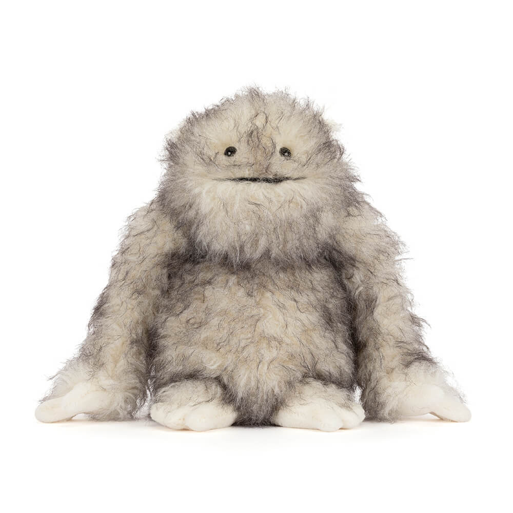 Jellycat Bretti Yeti plush stuffed animal toy, soft yeti stuffed toy, best children's toy - side view