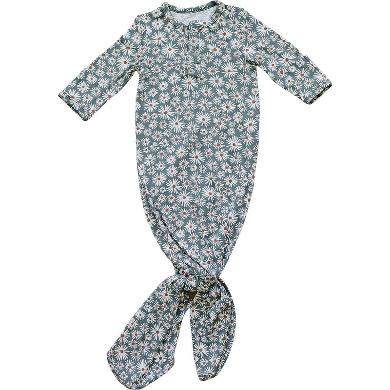 Medie Baby daisy bamboo sleep sack knot gown