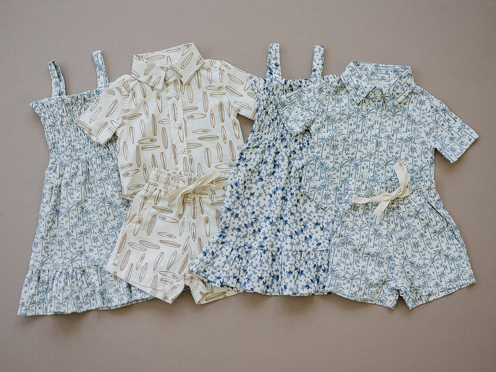 Mebie baby linen summer baby clothes