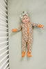 Zipper magnolia bamboo footie pajamas