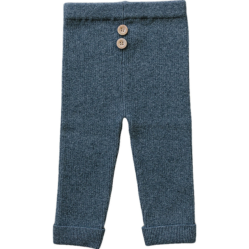 With a soft knit feel and classic charcoal color, the Mebie Baby Charcoal Knit Leggings are an everyday essential in baby clothes