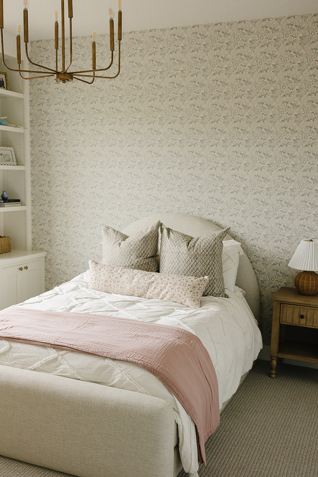 Keep infants cozy with the Mebie Baby Meadow Floral + Dusty Rose Twin Muslin Quilt, ideal muslin blankets.