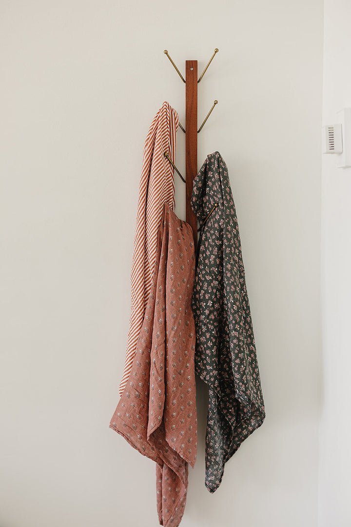 Soft and breathable, Mebie Baby Pink Stripes Muslin Swaddle Blanket is ideal as muslin swaddle blankets.