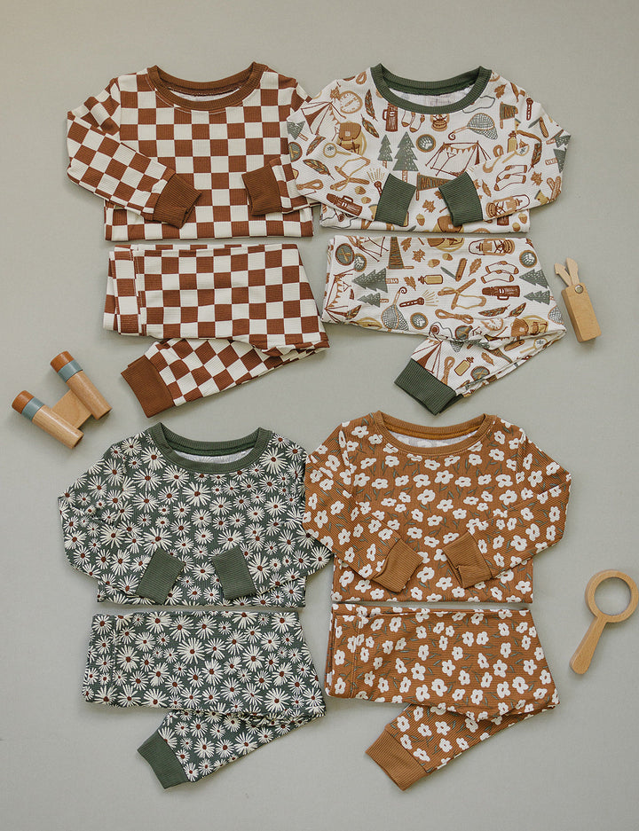 Mebie baby clothes organic bamboo pajama sets